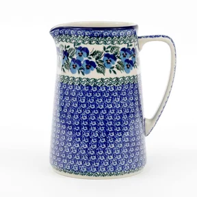 Dzbanek ceramiczny G46 1,3l <br> 2273X Kobaltowe bratki